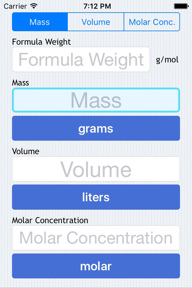 Molarity Calculator screenshot 2