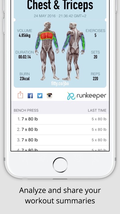 Gym Hero - Fitness Log & Workout Tracker screenshot
