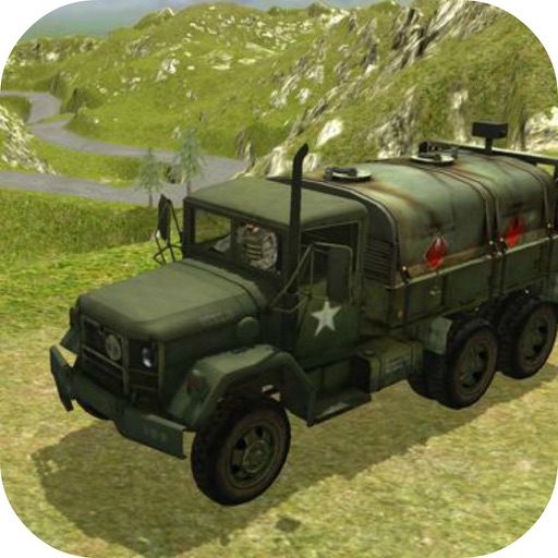 Driving ArmyTruck Hill Road iOS App