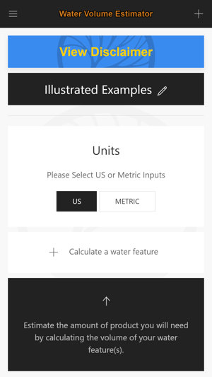 Water Volume Estimator