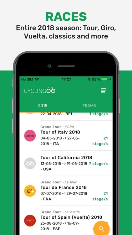 Cyclingoo: Pro Cycling Results