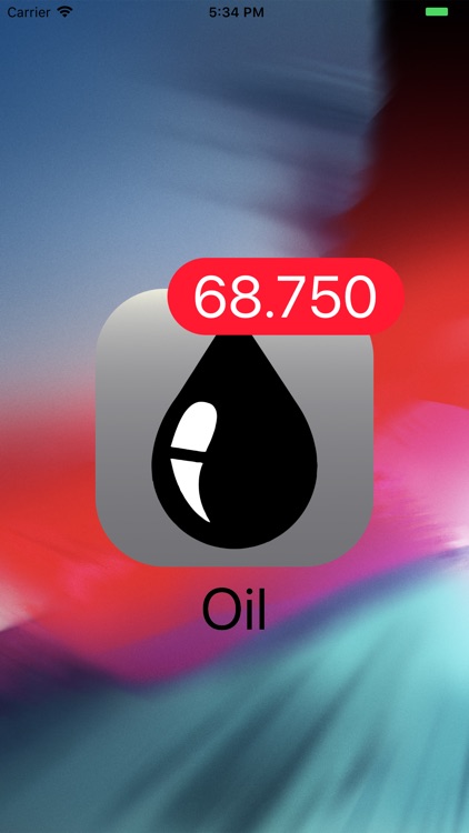 Crude Oil - Live Badge Price