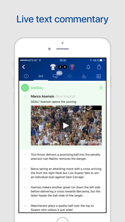 Real Live – Scores & Results.