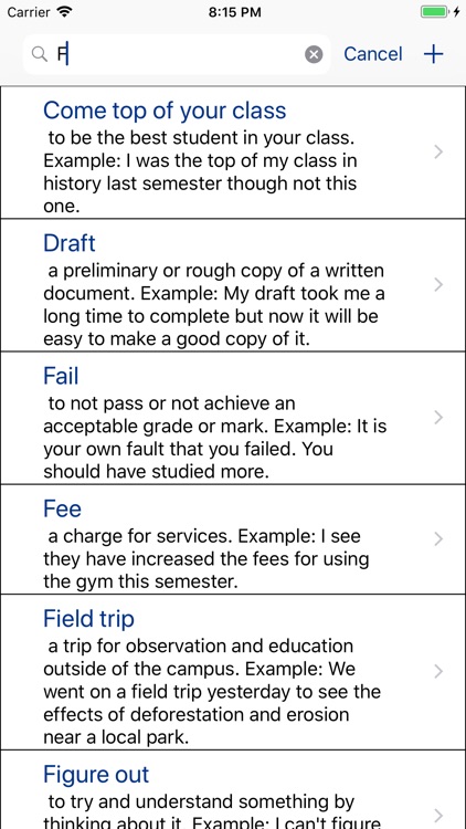 TOEFL Vocabulary Listening screenshot-8