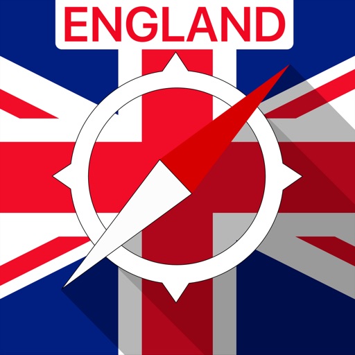 England, UK Offline Navigation icon