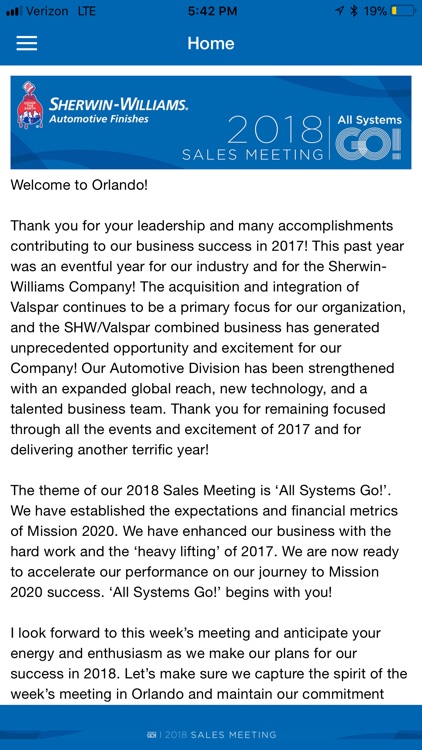 Auto Sales Meeting 2018