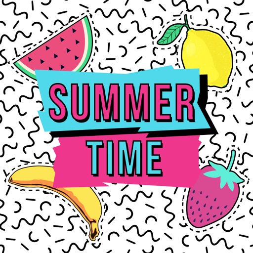 Summer Pool Party Cat & Unicorn Stickers Pack