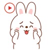 Animated Bunny Sticker