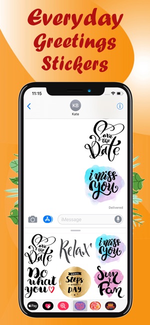 Everyday Greetings Stickers!(圖3)-速報App