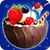 Balloon Chocolate Bowl Maker Game! Dessert Chef