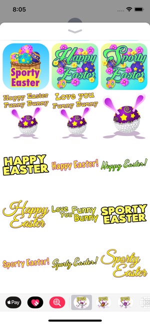 Easter Golf Stickers(圖3)-速報App