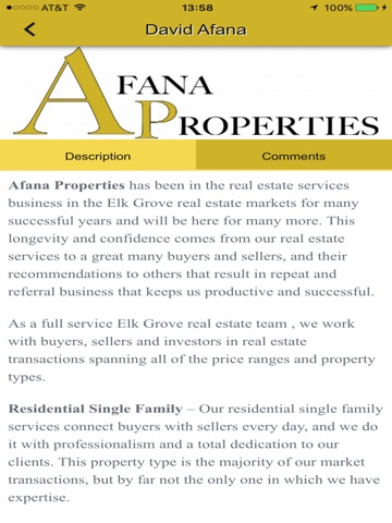 Afana Properties screenshot 2