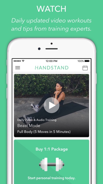 Handstand - Workouts on Demand