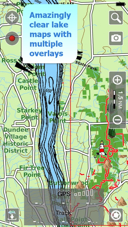 Aqua Map New York Lakes GPS HD
