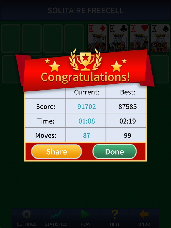 Freecell Solitaire Pro. Screenshots