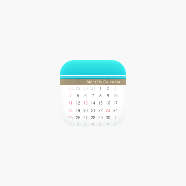 monthly calendar moca on the app store electronic monthly calendar