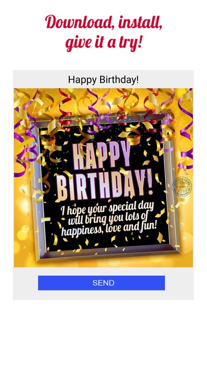 Birthday Cards App screenshot-4