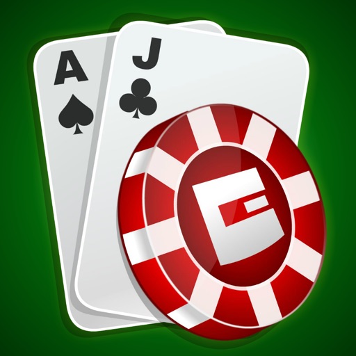 Blackjack Box Casino Card Game Icon