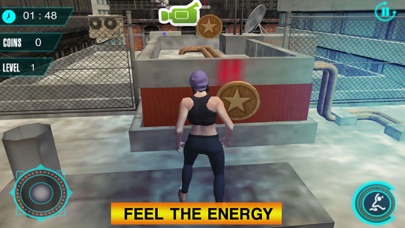 Parkour Stunt Girl Running Pro screenshot 4