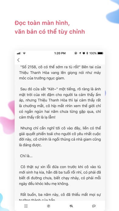 iNovel - Tiểu thuyết ... screenshot1