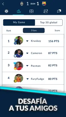 Screenshot 2 UFL Fútbol Fantasy iphone