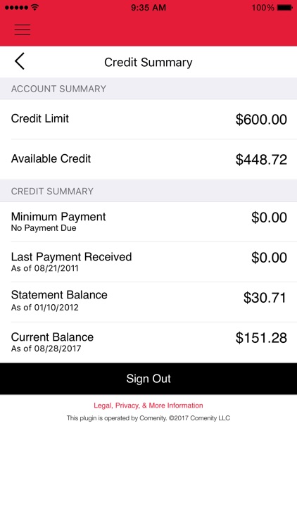 Talbots Credit Card App