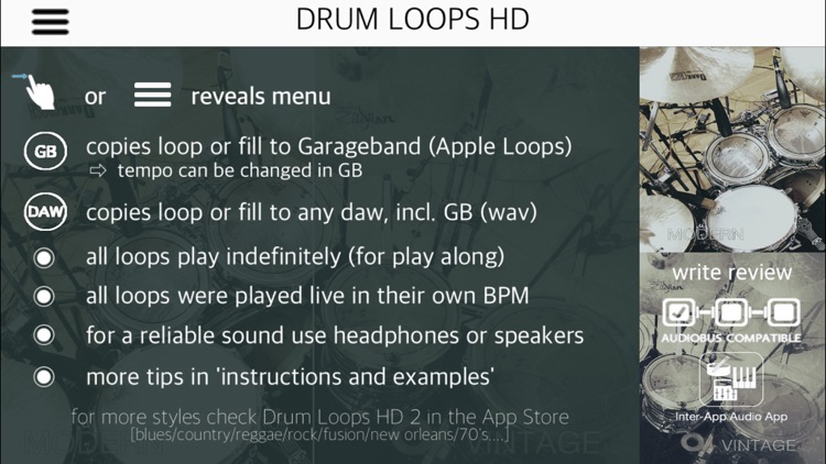 Drum Loops HD screenshot-0