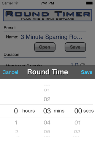 Round Timer - náhled
