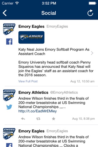 Emory Eagles screenshot 2
