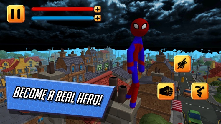 Stickman Spider Hero 3D