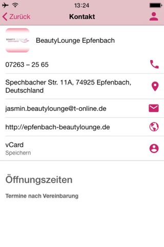 Beauty Lounge Epfenbach screenshot 2