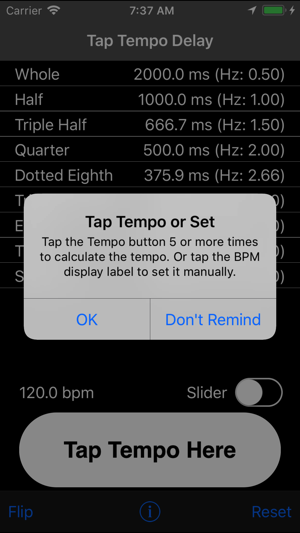 Tap Delay & Tempo Calculator(圖1)-速報App