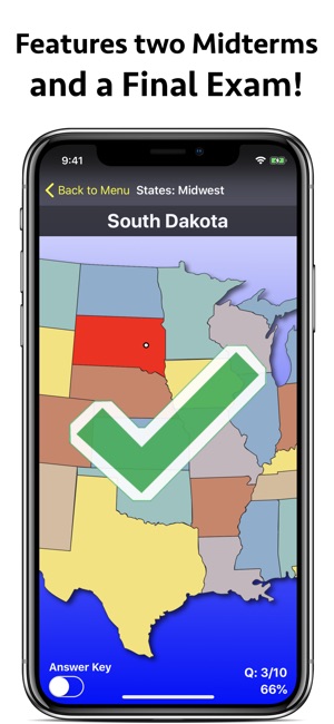 United States Map Quiz Edu Ed.(圖4)-速報App