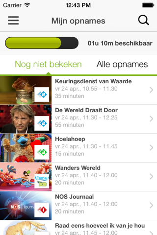 Online.nl TV app screenshot 4