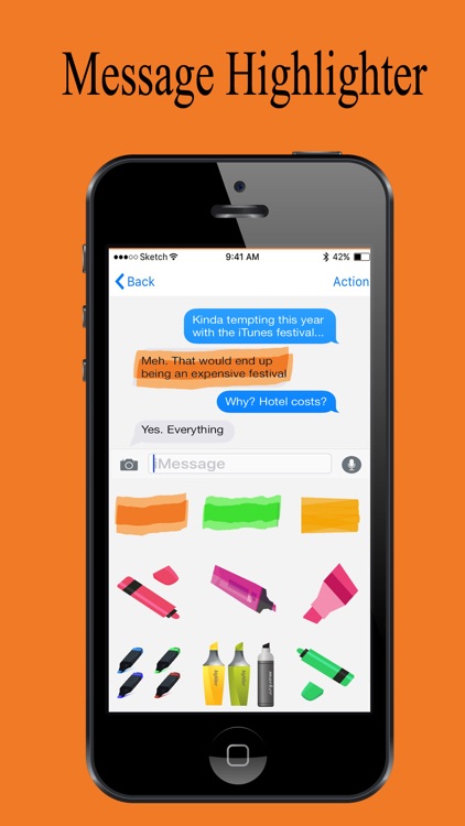Message Highlighter Stickers
