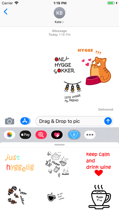 How to cancel & delete Hygge Sticker from iphone & ipad 4