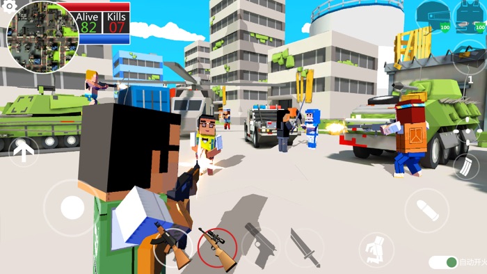 迷你方块世界2刺激吃鸡战场