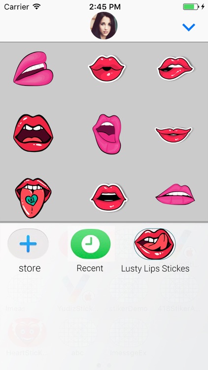 Lusty Lips : Stickers screenshot-3