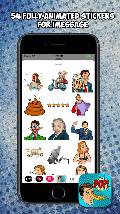 Pop Comic Animated Stickers screenshot 2