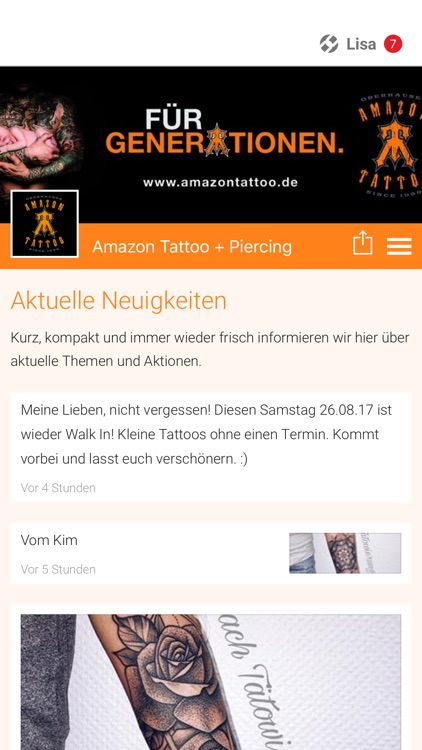 Amazon Tattoo + Piercing