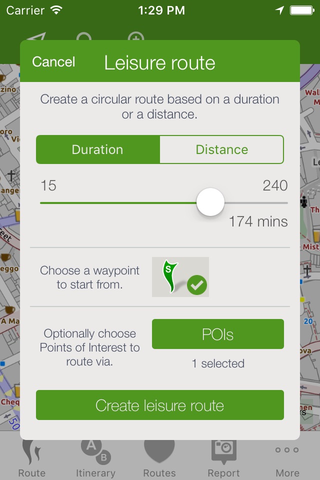 CycleStreets journey planner screenshot 3