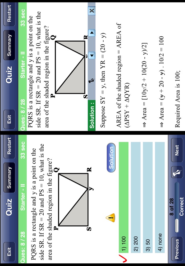 Math for the ACT ® Test(lite) screenshot 2