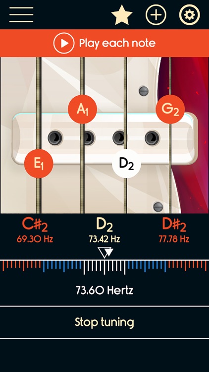 Bass Guitar Tuner Master