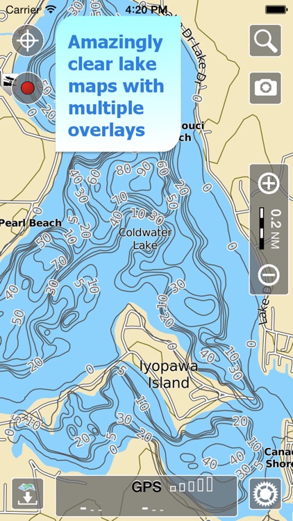 Aqua Map Ohio Lakes GPS HD