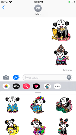 Sesame the Opossum StickerPack(圖4)-速報App