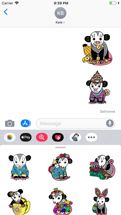 Sesame the Opossum StickerPack screenshot-3