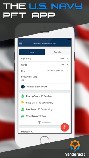 Navy PRT Calculator - US Navy PFA Calculator & BCA(圖1)-速報App