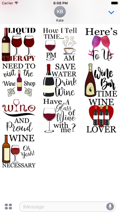 Wine Lovers Stickers screenshot 4