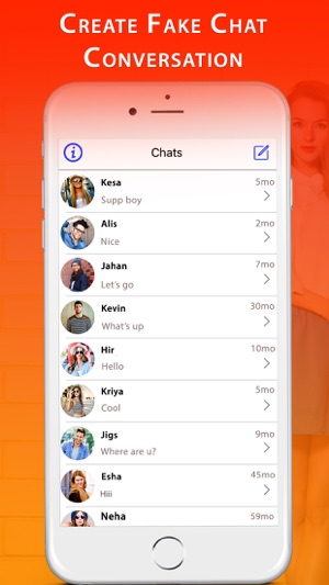 WhatsChat : Fake Conversation(圖1)-速報App