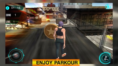 Parkour Stunt Girl Running Pro screenshot 3
